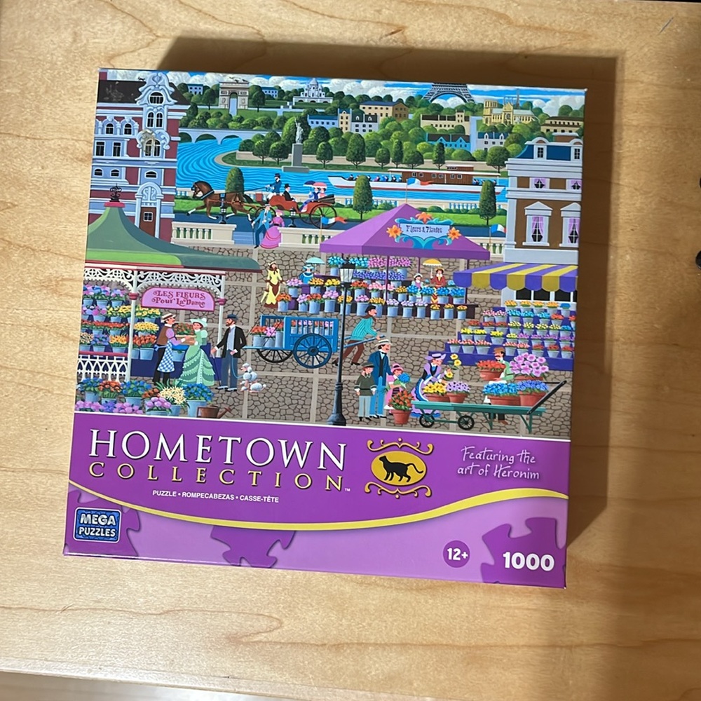 1,000 piece puzzle Paris Flower Market